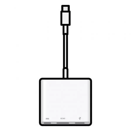Apple USB-C Digital AV Multiport Adapter MW5M3ZM/A Blanco